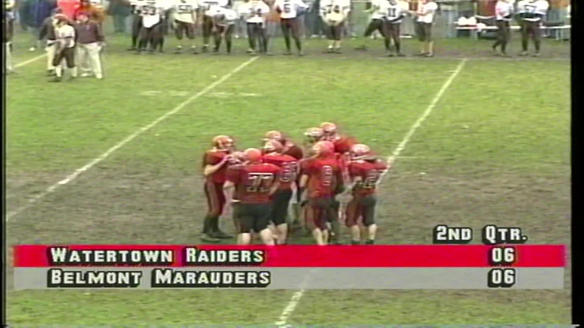 WHS Football vs Belmont - November 25, 1999