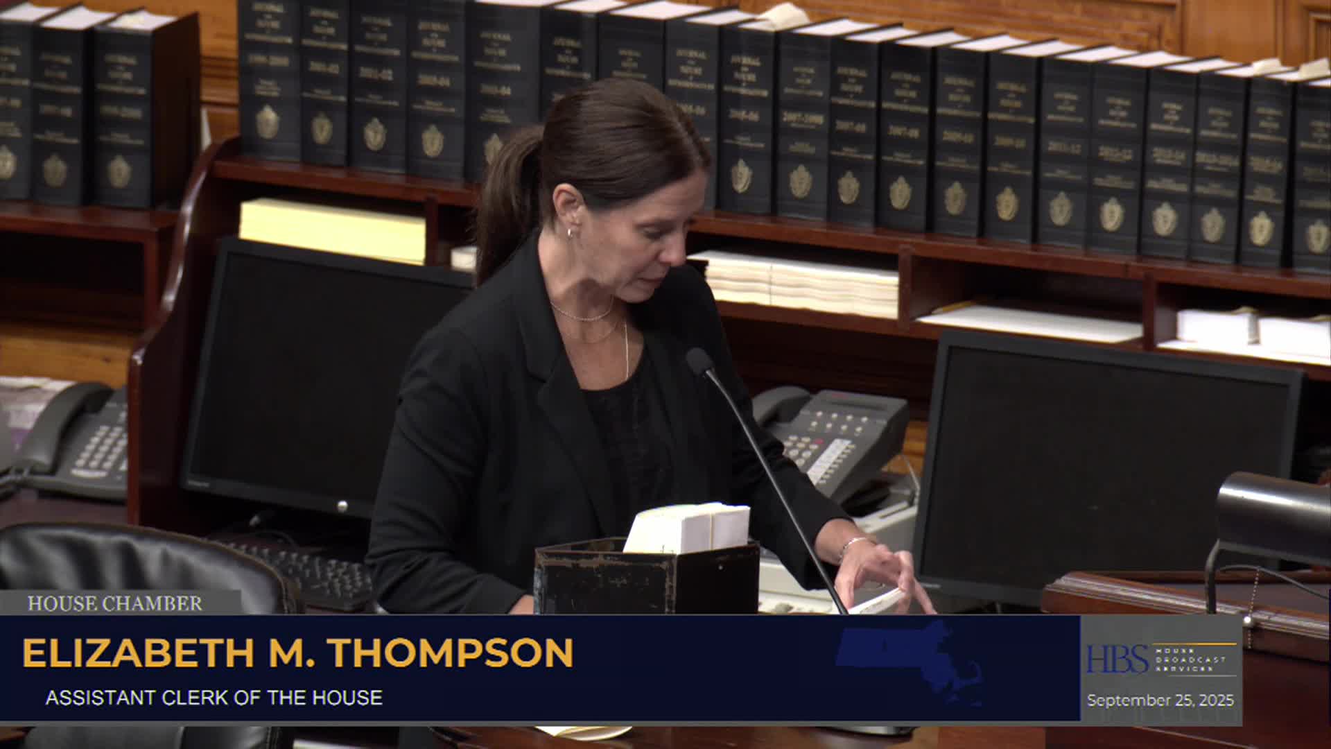 Massachusetts House of Representatives Session - November 12, 2025