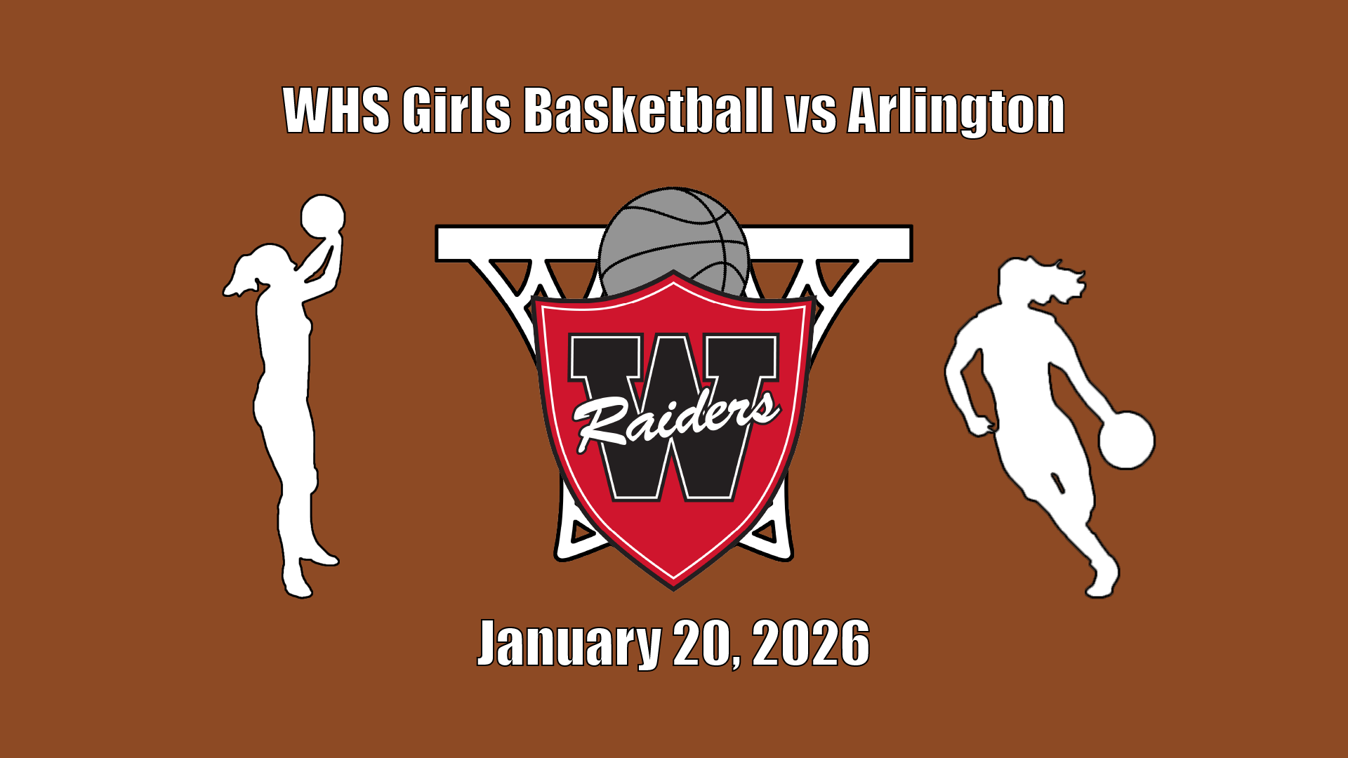 Thumbnail image for WHS Girls Basketball vs Arlington - January 20, 2026