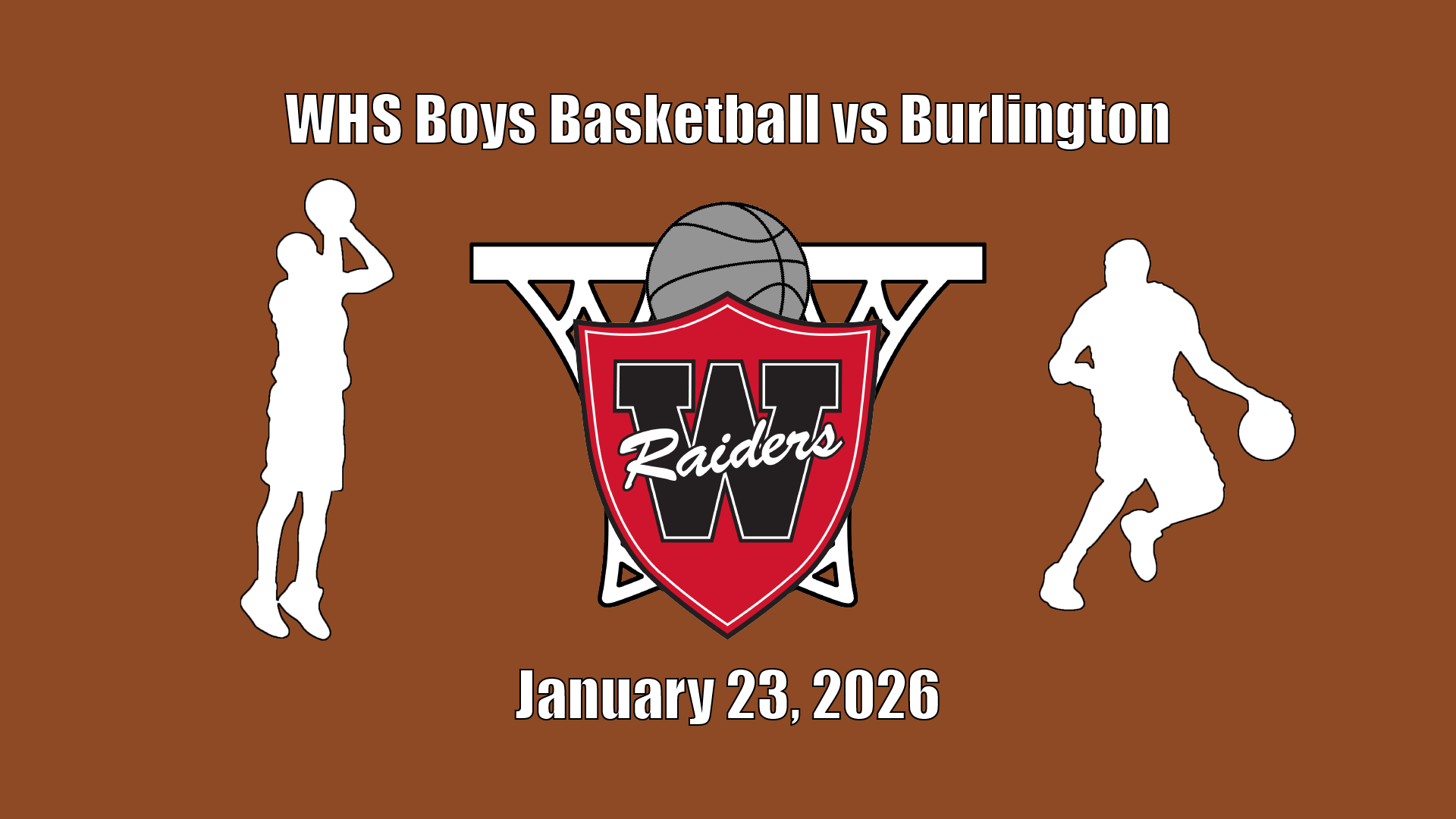 Thumbnail image for WHS Boys Basketball vs Burlington - January 23, 2026