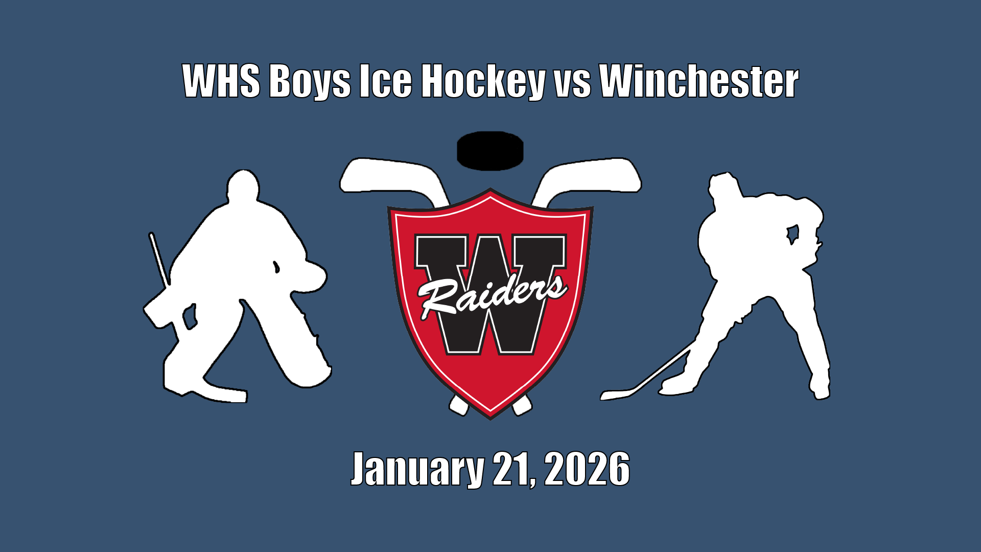Thumbnail image for WHS Boys Hockey vs Winchester - January 21, 2026