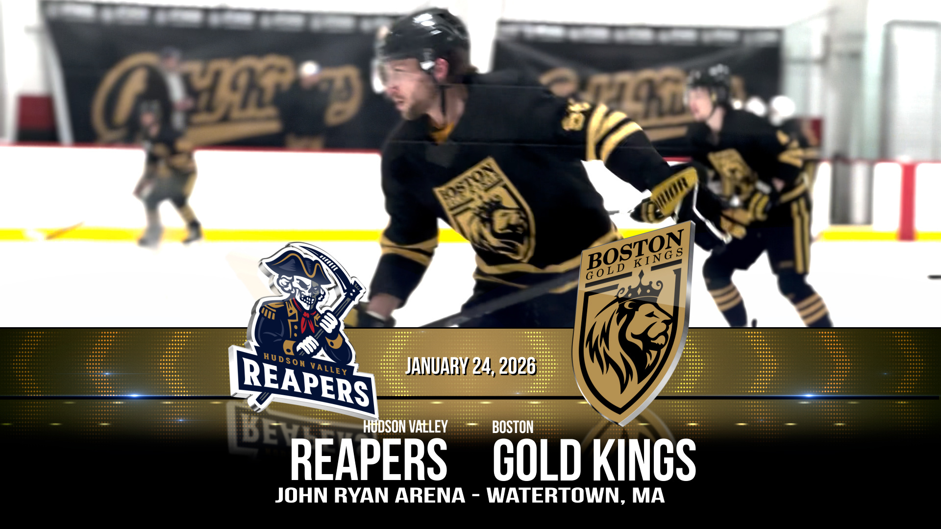 Thumbnail image for Boston Gold Kings vs Hudson Valley Reapers - January 24, 2026