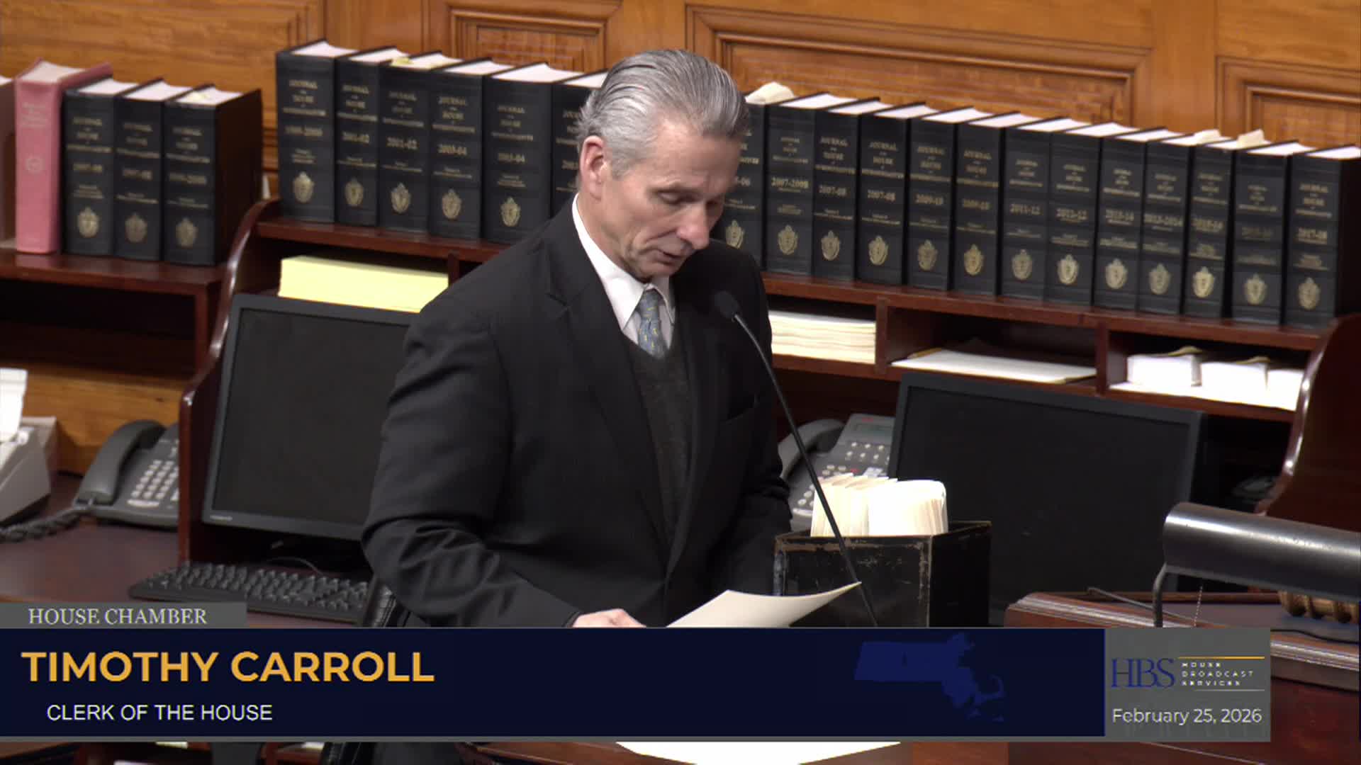 Thumbnail image for Massachusetts House of Representatives Session - February 25, 2026