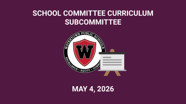 Thumbnail image for School Committee Curriculum Subcommittee - May 4, 2026