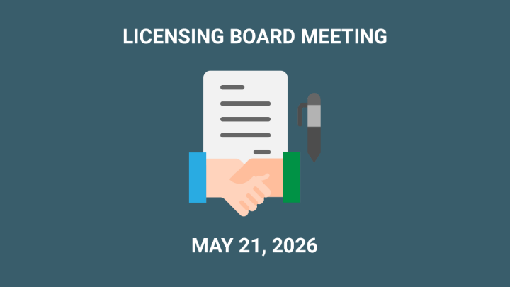 Thumbnail image for Licensing Board - May 21, 2026