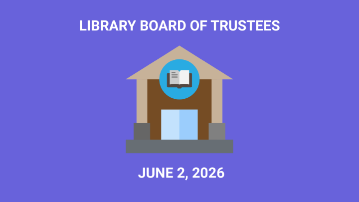 Thumbnail image for Library Board of Trustees - June 2, 2026