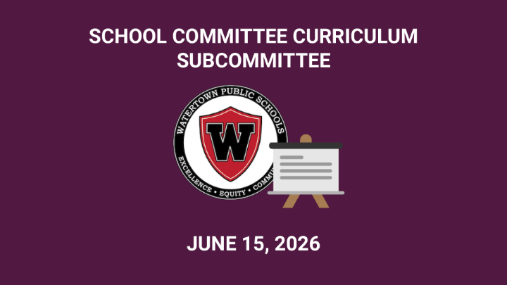 Thumbnail image for School Committee Curriculum Subcommittee - June 15, 2026
