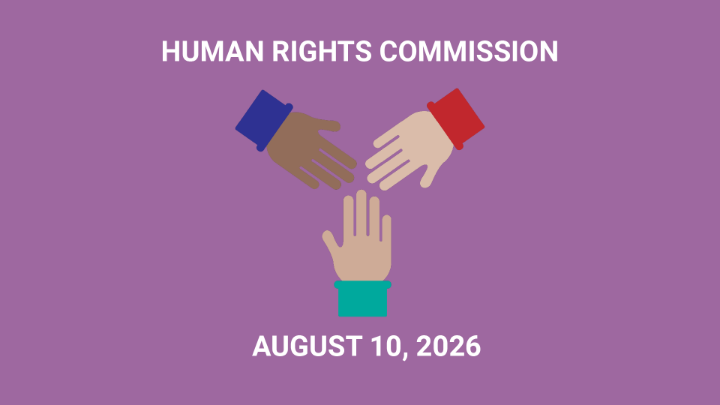 Thumbnail image for Human Rights Commission - August 10, 2026
