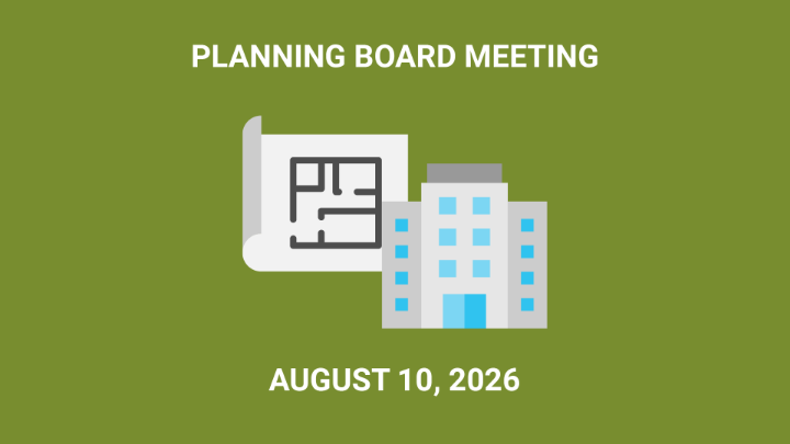 Thumbnail image for Planning Board - August 12, 2026