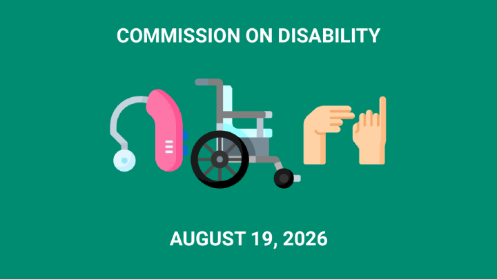 Thumbnail image for Commission on Disability - August 19, 2026