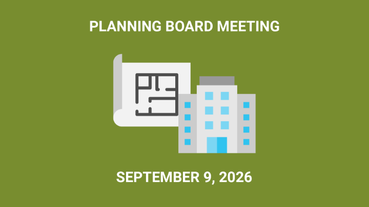 Thumbnail image for Planning Board - September 9, 2026