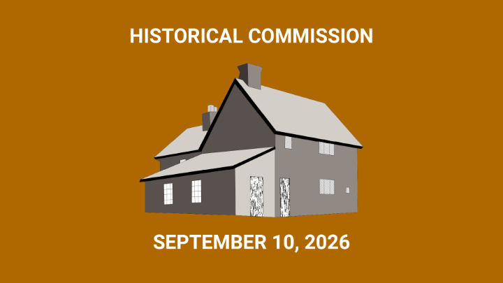 Thumbnail image for Historical Commission - September 10, 2026