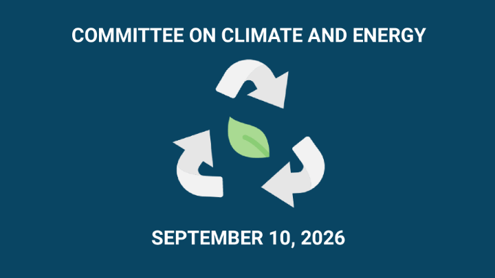 Thumbnail image for Committee on Climate and Energy - September 10, 2026