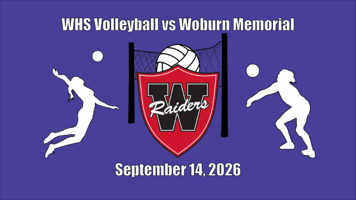 Thumbnail image for WHS Volleyball vs Woburn Memorial - September 14, 2026