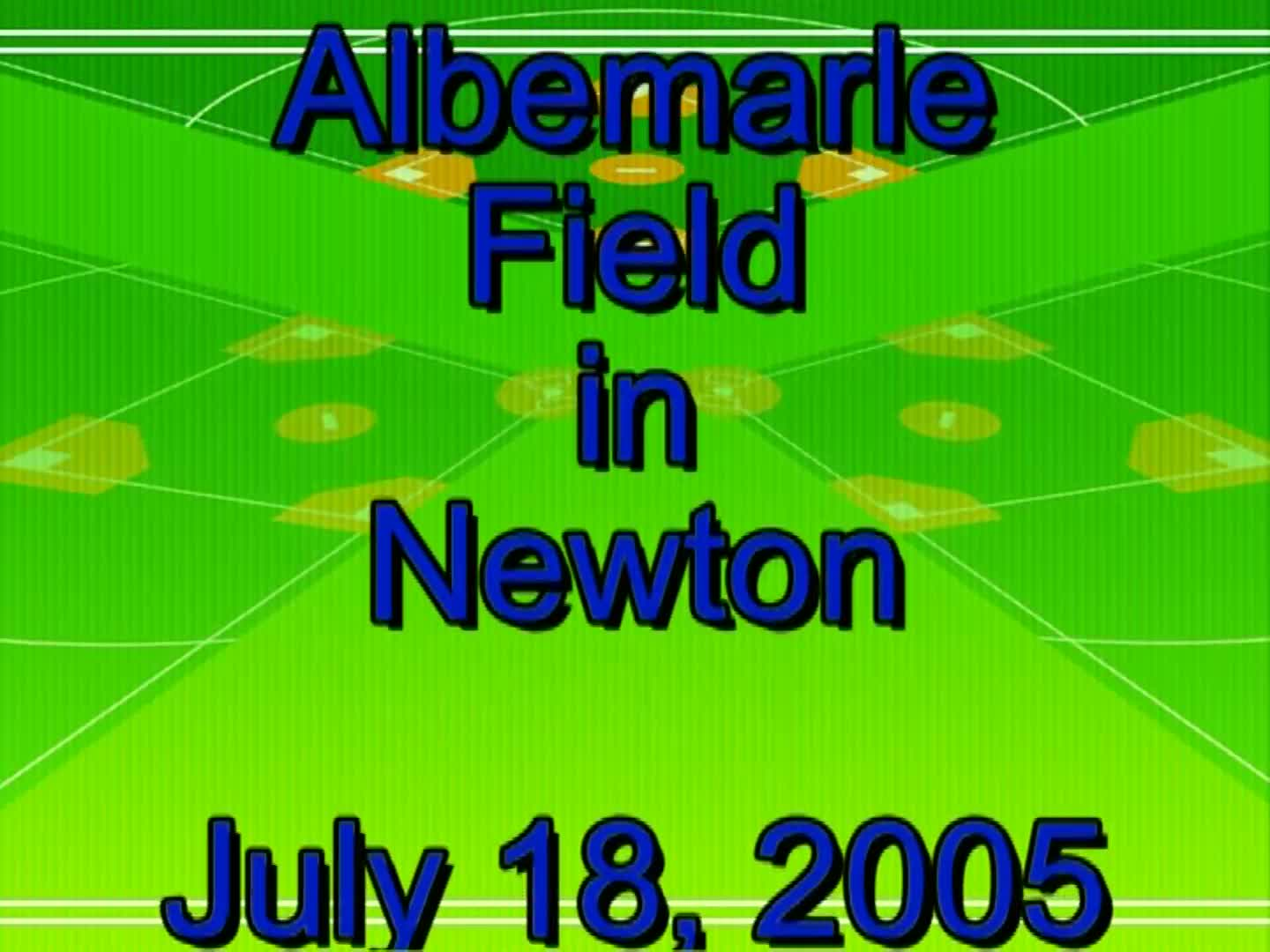 Watertown Little League All Stars vs Newton South - District 10 Final - July 18, 2005